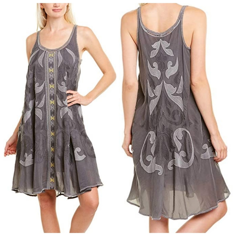 Johnny Was Musa Tank Dress S (slip)